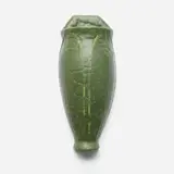 Grueby Faience Company, Wall pocket with leaves