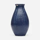 Grueby Faience Company, Vase with leaves