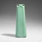 Fritz Albert for Teco Pottery, Rare vase, model 184A, c. 1904, glazed earthenware