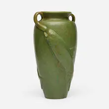 William J. Walley, Vase with fish, 1898-1919, glazed earthenware