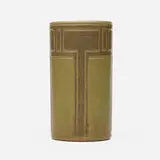 Arthur Hennessey and Sarah Tutt for Marblehead Pottery, Vase with conventionalized trees