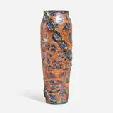Paul J. Katrich, Large and Exceptional vase wrapped with linked chain motif