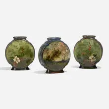 Collection of three vases by Haviland & Co., sold Jun 2023