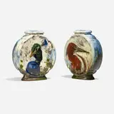 Vases, set of two by Philibert-Léon Couturier for Haviland & Co., sold Jun 2023