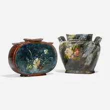 Haviland & Co., Vases with flowers, set of two
