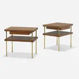 Harvey Probber, Nightstands, pair