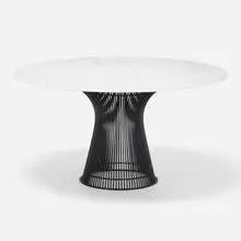 Warren Platner, Dining table, 1966, marble, lacquered metal
