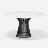 Warren Platner, Dining table, 1966, marble, lacquered metal