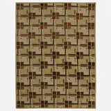 Frank Lloyd Wright, Coonley carpet, hand-woven wool