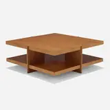 Frank Lloyd Wright, Lewis coffee table, oak veneer