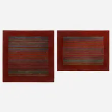 Jack Lenor Larsen, Medium pile carpets, set of two, c. 1960, hand-knotted wool