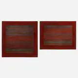 Jack Lenor Larsen, Medium pile carpets, set of two, c. 1960, hand-knotted wool