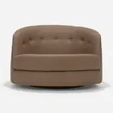 Milo Baughman, Giant Swivel Tub chair, no. 956-103