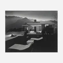 Kaufmann House by Julius Shulman, silver gelatin print, sold Sep 2022