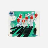 Drew Beattie and Daniel Davidson, Mail Art No. 315, c. 1992, mixed media on paper
