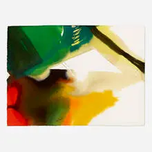 Paul Jenkins, Phenomena Kimberly Mine, 1987, watercolor on paper
