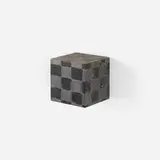 Stuart Arends, S.M. 14, 1995, oil, wax and graphite on steel cube