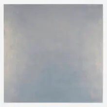David Simpson, Snow Shift (Blue Gold), 1995, acrylic on canvas