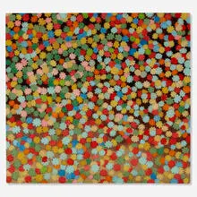 Ivan Morley, El Monte, 2002, reverse-painted glass with oil