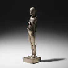 Radial Hinged Figure by Ernest Trova, 1970, nickel-plated bronze, sold Jul 2022