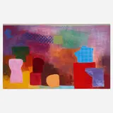 Robert Natkin, Diary of a Young Acrobat, oil on canvas