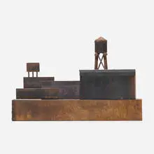 Vincenzo Amato, Sunday Morning, 1998, maple, steel