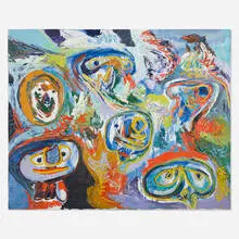 Finn Pedersen, Komposition, 1992, oil on linen