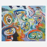 Finn Pedersen, Komposition, 1992, oil on linen