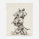 Kurt Seligmann, Untitled, 1958, ink on paper