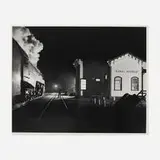 O. Winston Link, The Birmingham Special Gets the Highball at Rural Retreat, Virginia, gelatin silver print