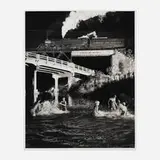 O. Winston Link, Hawksbill Creek Swimming Hole, Luray, Virginia, gelatin silver print
