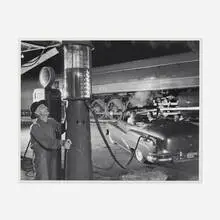 Sometimes the Electricity Fails, Vesuvius, Virginia by O. Winston Link, 1956, vintage gelatin silver print, sold Jul 2022
