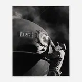 O. Winston Link, J. W. Dalhouse Cleans a Locomotive Headlight, Shaffers Crossing, Roanoke, Virginia, gelatin silver print