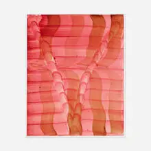 James Nares, Untitled, 1990, oil on waxed paper