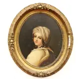 Roman noblewoman Beatrice Cenci by Italian School, Oil on canvas laid down to board, offered Apr 2024