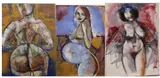 Andrea Erika Janszky, Three works: Nude VII, Oil on canvas