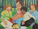 Emil Nolde, Summer Feast, Oil on canvas