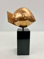Benito Viliano Tarobello, Doubles Seins, Abstract bronze sculpture