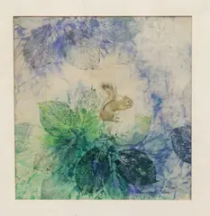 Shawmei Shen, Squirrel, Mixed media on paper