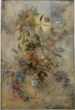 Shawmei Shen, Bouquet of Flowers, Mixed media on paper