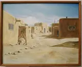 Joann van Cleave, Southwestern Scene, Oil on canvas