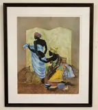 Kathleen Atkins Wilson, The Dressmaker, 1989, Pencil dated, signed, titled and numbered