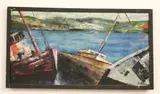 Fishing Boats by American School, Oil on canvas, offered Jun 2024