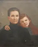 Mother and Child, (for restoration) by American School, Oil on canvas, sold Jun 2024