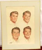 Alexander Yaron, Sketches or Preparatory Studies of Head of President Ronald Reagan