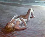 Alexander Yaron, Nude on the Beach