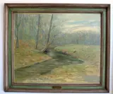 Edward Willis Redfield, Early Spring, Oil on canvas