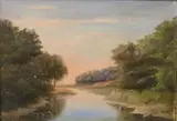 Scandinavian School, Late Summer Landscape, Oil on canvas