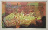 Warrington Wickham Colescott Jr, Paleozoic, 1954, Pencil titled, numbered, dated, and signed at base