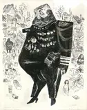 William Gropper, The Dictator, 1965, It is an "artist proof." Plate and pencil signed at base (lower right)
